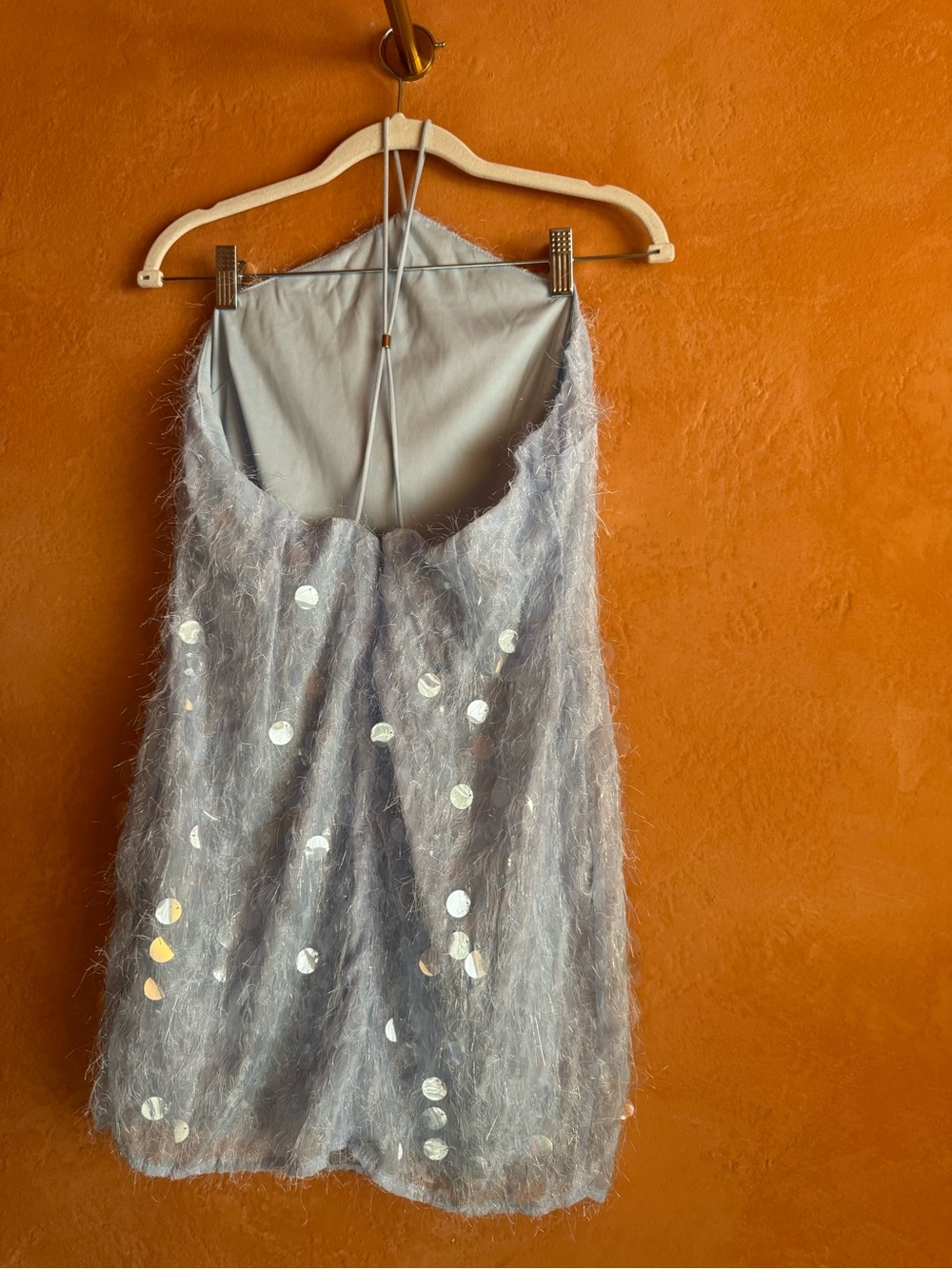 NWT Peppermayo Glitz & Glamour Halter Neck Midi Dress Lavender Mist Medium - Picture 6 of 11